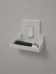 Light Switch Shelf Tray Remote Holder Wall Ledge Organizer for Keys AirPods Deco