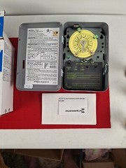 Intermatic T101 24 Hr Electromechanical Timer DPST Time Switch 120VAC Open Box