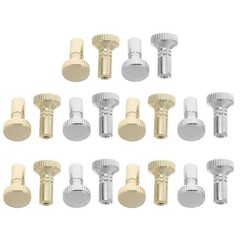 20pcs Lamp Switch Knob Turn On/Off Light Twist Switch Replace Metal Socket Knob