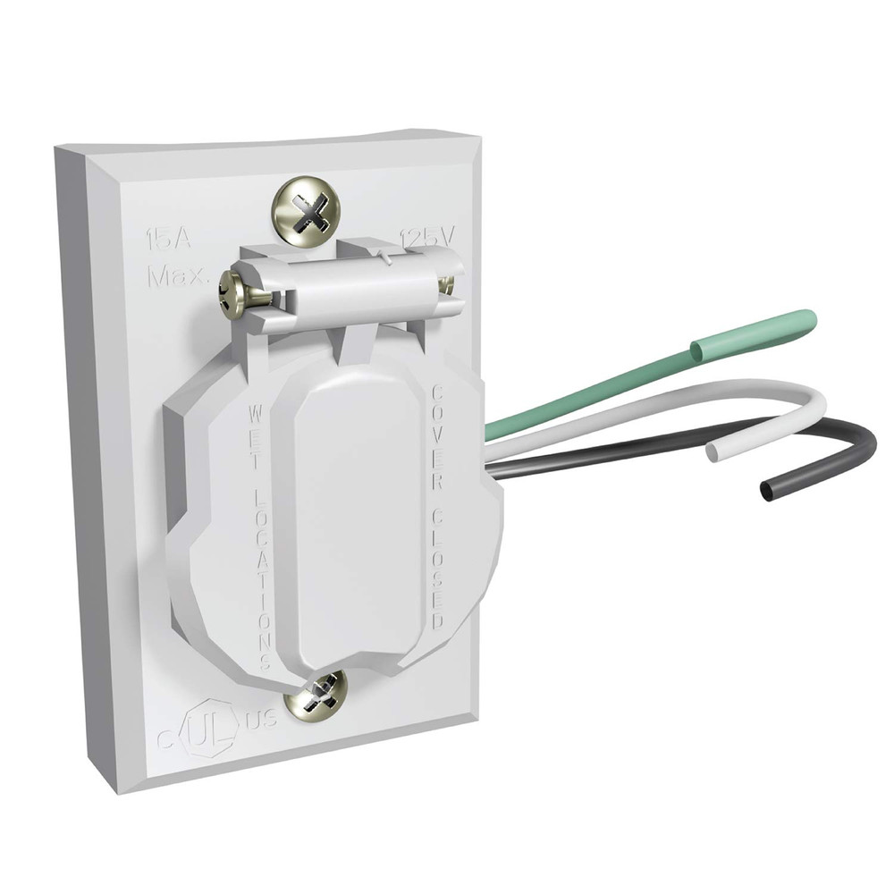 SCO-338 120V Grounded Outdoor Convenience Outlet for Lamp Posts & Poles, UL L…