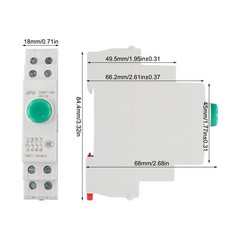 Wire Control Button Red Green Color for din Rail Mount 24V for acdc Space Saving