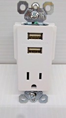LOT OF 5 Pass Seymour TM8USBWCC6 WHITE USB Combo Electric FREE SHIPPING a