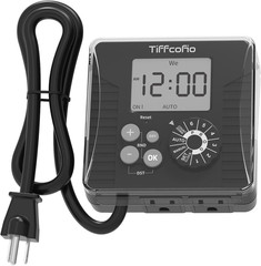 Outdoor Digital Pool Timer, Dial Programmable Method, Outdoor Timer with 2FT Ext
