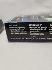 NOMA Outdoor Digital Timer 7-Day / 6-Event Heavy Duty 1875W – New in Box Black