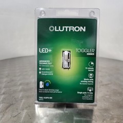 Lutron LED Toggler Single Pole/3-Way Dimmer/White/ New Sealed Package.