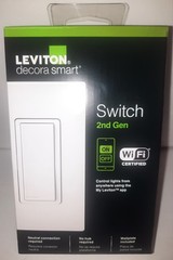 Leviton Decora Smart 2nd Gen WiFi Certified Rocker Light SwitchLeviton Decora