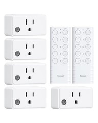 Remote Control Outlet 200FT Range Wireless Light Switch Mini Plug 15A 1875W