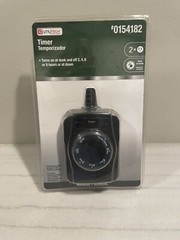 Utilitech #0154182 Timer dusk dawn 2,4,6,8 hours 2 outlet NEW