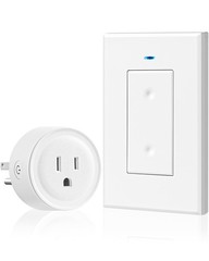 Remote Control Outlet, Wireless Light Switch, Removable Remote Light Switches…