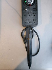Intermatic HB1116R Heavy Duty Outdoor Mechanical Timer 6 Receptacles Stakes Box