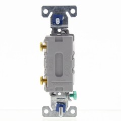 Eaton White COMMERCIAL Single Pole ON/OFF Toggle Light Switch 20A Bulk CS120W