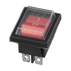 Rocker Switch Power Button 16A 250V 37*30*33mm 4 Pins Switch With Light