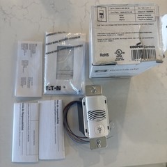 Cooper Controls ONW-D-1001-SP-W, Wall Switch Sensor – White
