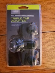 Christmas Outdoor Outlet Adapter Timer , Stapler Light Tacker 20 Ft Cord