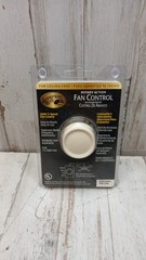 Hampton Bay (Ceiling Fan 3 Speed Wall Control) Ivory Rotary Dial Turn 750426 NEW