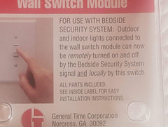 Westclox Wall Switch Module 50102 Compatible with X10 New in Package