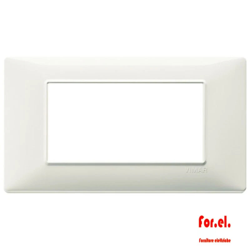 Vimar Plana 14654.02 Plate 4 Modules Ivory