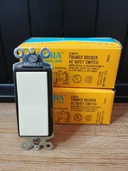 Leviton 5603-2W 3-Way AC Quiet Switch. 15 AMP, 120/277 Volt.