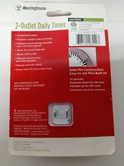 Westinghouse 2-Outlet Daily Indoor Timer (For Electronics) NEW
