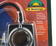 Intermatic Outdoor Timer / Six(6) Settings – Conserves Energy Dusk To Dawn
