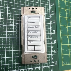 Lutron HomeWorks STWD-5BRL 5 Button Raise Lower Keypad Dimmers
