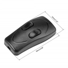 2x Dual Push Button Switch for Lamps with Separate Controls 3A Max Current