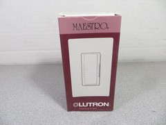 Lutron Maestro Dimmer Switch for Halogen and Incandescent Bulbs MA-600-WH