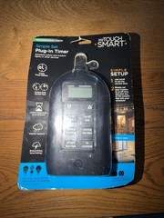 My Touch Smart Simple Set Plug-In Digital Timer #26898 Indoor & Outdoor New NIB