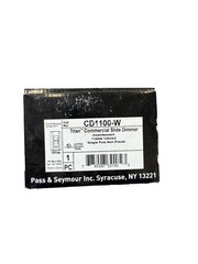 Pass & Seymour CD1100-W Titan Commercial Slide Dimmer Incandescent