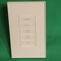 Vantage Controls WireLink Universal Dimmer Station / EasyTouch Glass *4 Button*