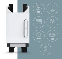 Smart Dimmer – Single-Pole, Rocker-Style Dimming, 2.4 GHz Wi-Fi.DS-CD1M-WHMC-UCV