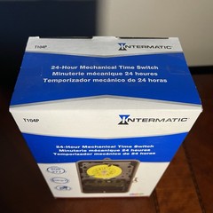 Intermatic T104P 24-Hour Mechanical Time Switch 208-277 VAC DPST Indoor/Outdoor