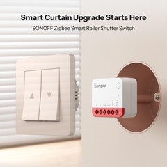 Sonoff Zigbee Smart Roller Shutter Switch Mini-Zbrbs Mini Size Percentage