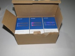 ELEGRP Slide Dimmer Rocker Switch DM19-Black, 6 Pack (NEW, UNUSED)