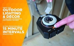 Versatile 24-Hour Programmable Timer for Outdoor Lighting and Tools – Waterproof