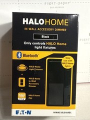 Halo Home In-Wall Bluetooth Accessory Wireless Remote Control Dimmer Black