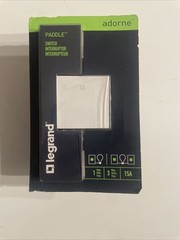 Legrand Adorne 15A 1 or 3-Way Paddle Switch -ASPD1532W4