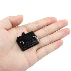 Litoexpe 8 Pcs Cabinet Light Switch, Pantry Door Lamp, Normally Closed Black