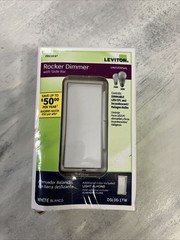 LEVITON DSL06-1TW DECORA ROCKER DIMMER WITH SLIDE BAR free shipping!
