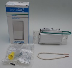 Lutron RRST-PRO-N-WH Dimmer Sunnata Radio Ra 3 – White (White) – NEW