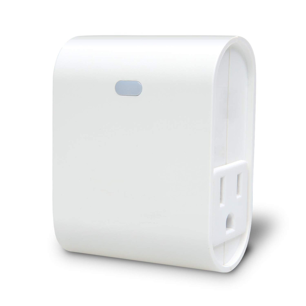 Zwave Smart Light Dimmer Plug, Plug-In Socket, Built-In Repeater, Z Wave Hub Req