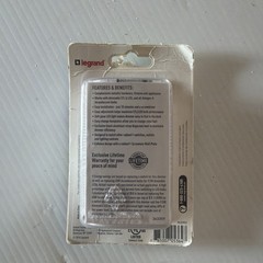 New, Sealed Legrand Radiant 450W Rocker Dimmer Switch, Nickel, RHCL453PNICCV4