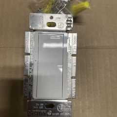 Lutron DVLV-603P-WH 600-Watt Diva 3-Way Low Voltage White Preset Dimmer, White