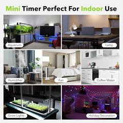 Simplified Home Automation: Mini 24-Hour Mechanical Outlet Timer 3-Prong 2-Pack