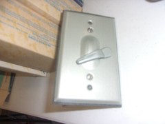 EAGLE 984 Lever Switch 1-Gang Weatherproof Switch Box Cover w 3-Way Switch