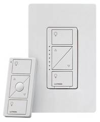 Lutron P-PKG1W-WH-R Caseta Wireless Smart Lighting Dimmer Switch & Remote Kit