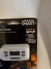 New in Box! MY TOUCH SMART SIMPLE SET PLUG-IN TIMER Indoor Lights/devices!