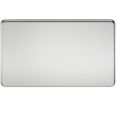 Knightsbridge SF8360PC 2G Glossy Chrome Screwless Hole Cover Plate