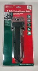 WESTINGHOUSE MODEL 26118 6-OUTLET PHOTOCELL GROUND STAKE TIMER