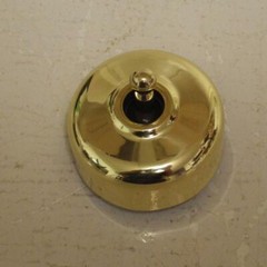smooth Brass 55 series classic victorian style,retro deco heritage light switch